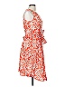 Talbots Print Orange Cocktail Dress Size 6 - photo 4