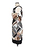 Connected Apparel Graphic Brown Cocktail Dress Size 10 - photo 5