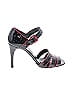 Prada Stripes Gray Black Heels Size EU 37 - photo 1