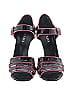 Prada Stripes Gray Black Heels Size EU 37 - photo 2