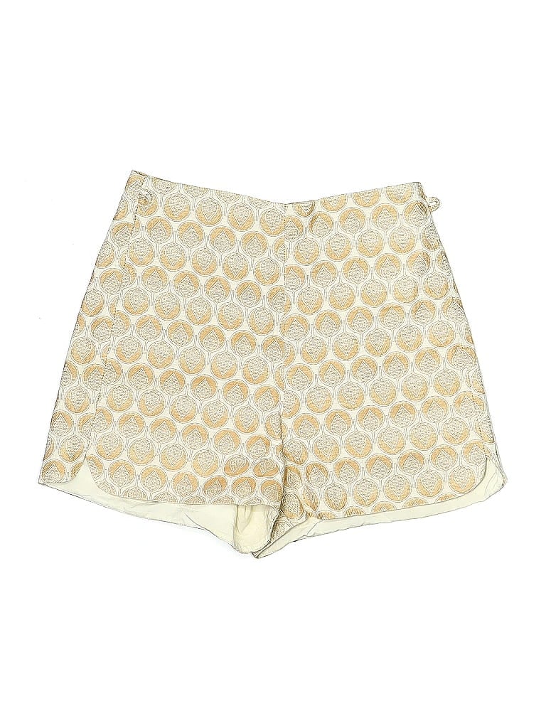 Corey Lynn Calter Print Gold Shorts Size 2 - photo 1