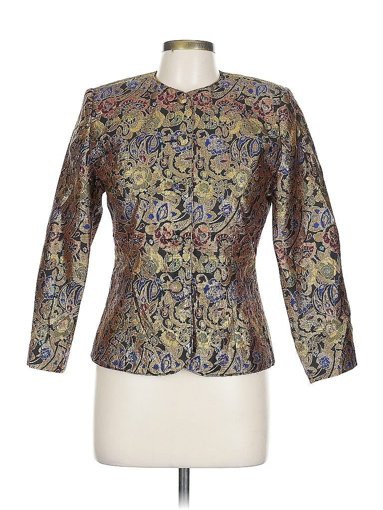 Pre-owned Unbranded Jacket In Gold