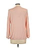 Soho JEANS NEW YORK & COMPANY Pink Long Sleeve Blouse Size L - photo 2
