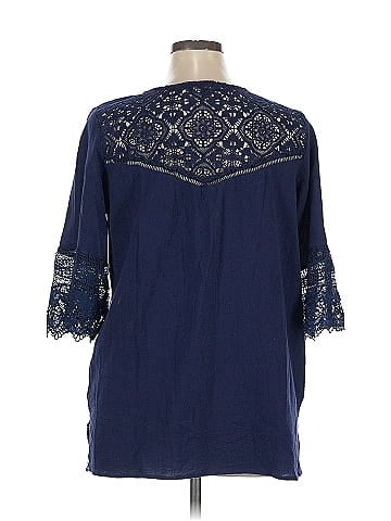 Suzanne Betro 3/4 Sleeve Blouse (view 2)