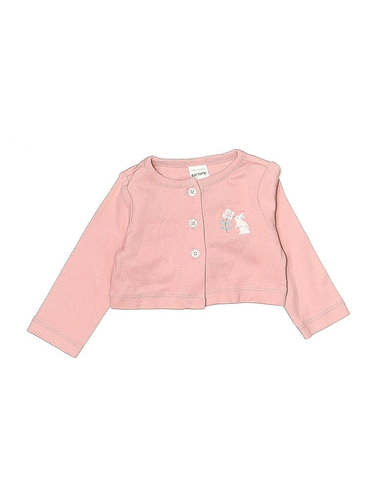 Carter's 100% Cotton Pink Jacket 0-3 MO / 3 MO - photo 1