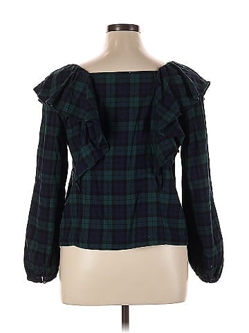J.Crew Factory Store Long Sleeve Blouse (view 2)