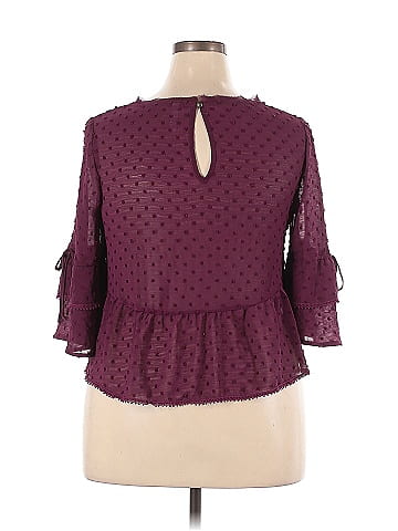 Xhilaration 3/4 Sleeve Blouse (view 2)