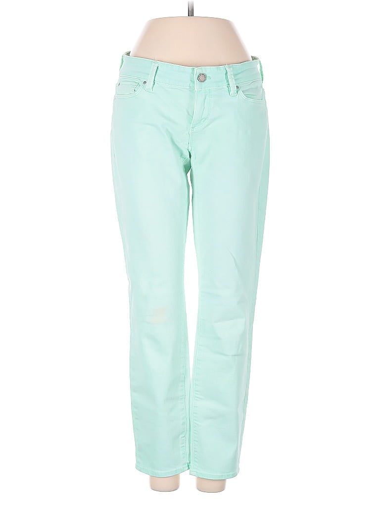 Pre-owned Ann Taylor Jeans In Green