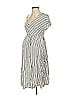 Isabel Maternity 100% Rayon Stripes Gray Casual Dress Size S - photo 1