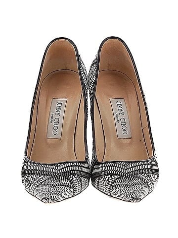 Jimmy Choo Woven Abel Pumps (view 2)