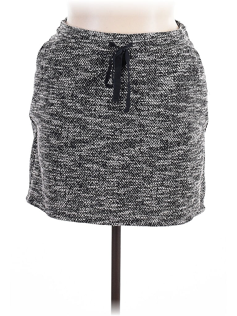 Pre-owned Ann Taylor Loft Casual Skirt In Gray