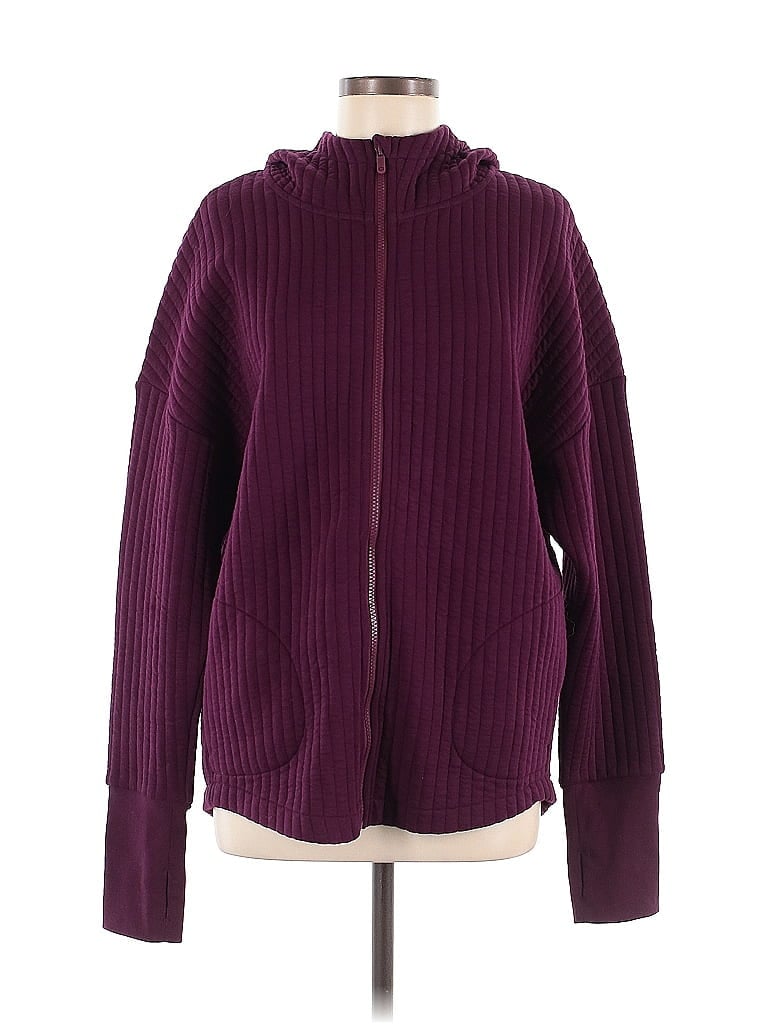 Gap Fit 100% Cotton Purple Zip Up Hoodie Size S - photo 1