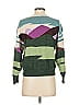 Rhode 100% Wool Print Green Wool Pullover Sweater Size S - photo 2