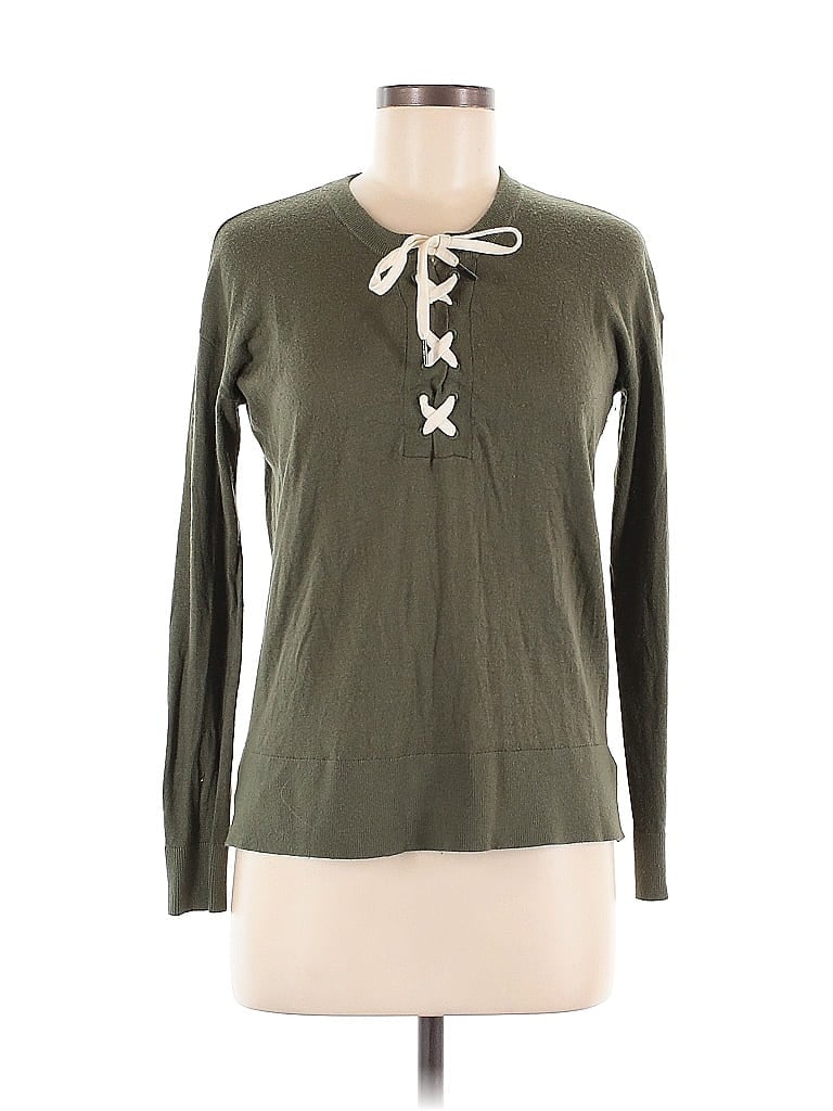 Pre-owned Splendid Pullover Sweater In Green