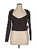 STAUD Brown Cardigan Size XL - photo 1