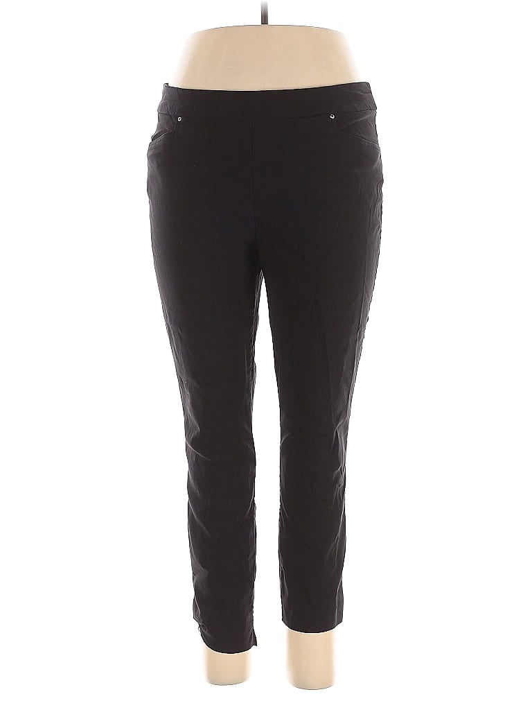 Hilary Radley Solid Black Active Pants Size XL - photo 1