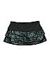 Lucky in Love Solid Black Casual Skirt Size L - photo 2