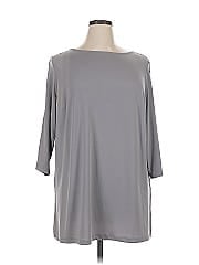 Susan Graver 3/4 Sleeve Top