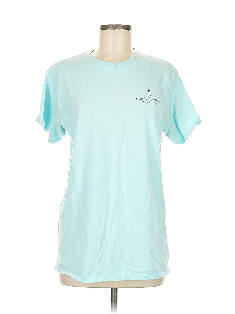 Simply Southern Teal Short Sleeve T-Shirt Size M - photo 1