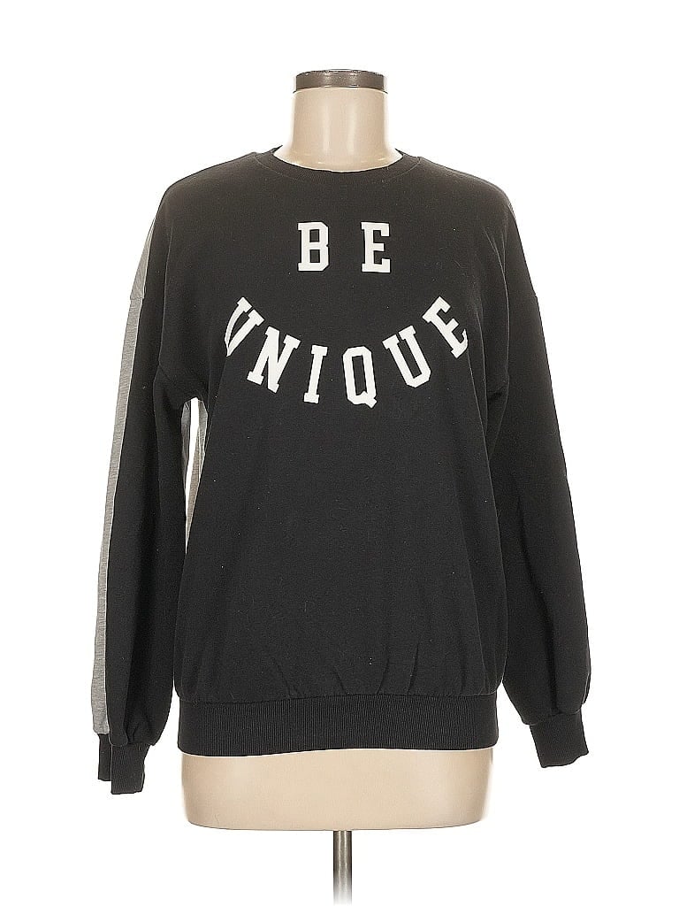 United Colors Of Benetton Black Sweatshirt Size M (estimated) - photo 1