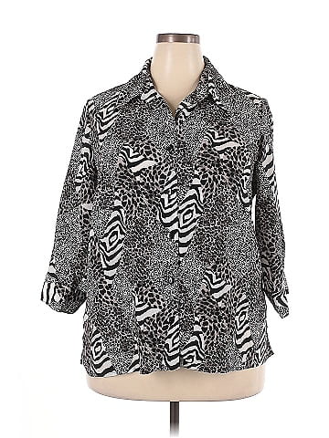 Notations 3/4 Sleeve Blouse (view 1)