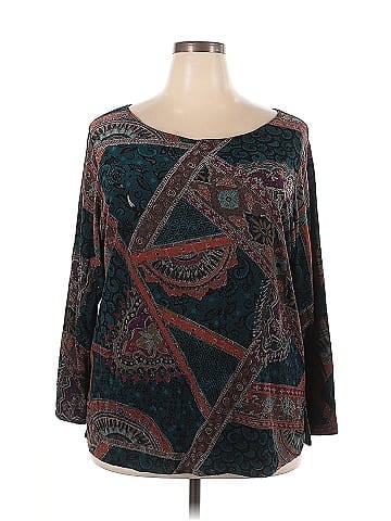 Carole Little 3/4 Sleeve Top (view 1)