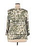 Ruby Rd. Gray 3/4 Sleeve Blouse Size 2X - photo 2