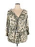 Ruby Rd. Gray 3/4 Sleeve Blouse Size 2X - photo 1