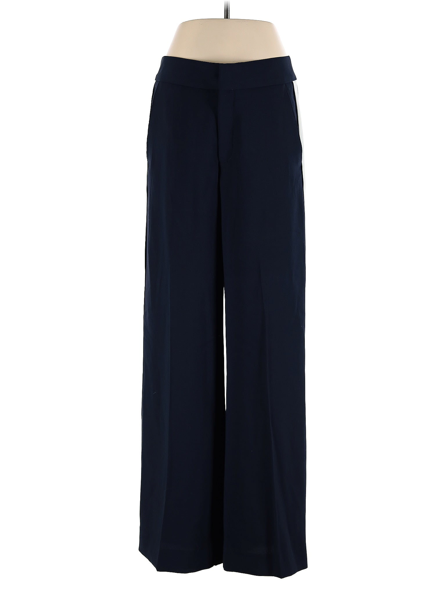 Banana Republic 100% Polyester Blue Dress Pants Size 4