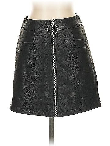Only Faux Leather Skirt (view 1)