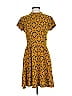 Xhilaration 100% Polyester Paisley Yellow Casual Dress Size S - photo 1