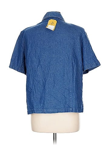 TanJay Blue Denim Shirt with Embroidery (view 2)
