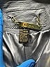 IMAN 100% Leather Gray Leather Jacket Size S - photo 6