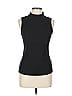 Eri + Ali Black Sleeveless T-Shirt Size L - photo 1