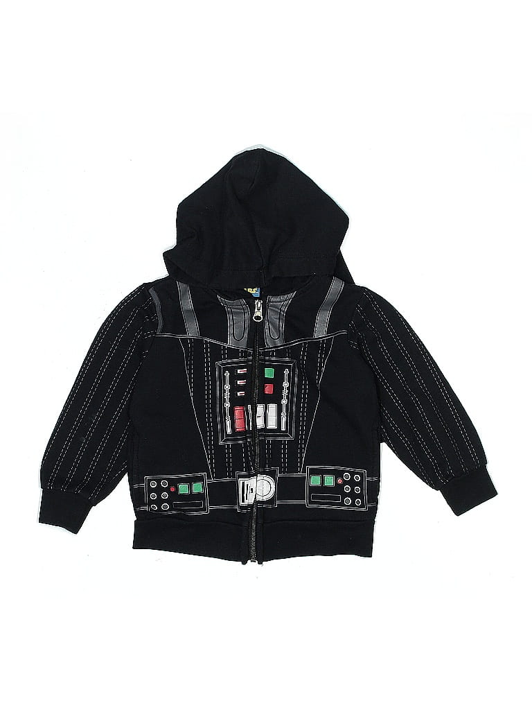 Star Wars Black Zip Up Hoodie Size 3T - photo 1