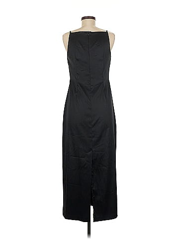 CDC Apparel Elegant Black Beaded Evening Dress (view 2)