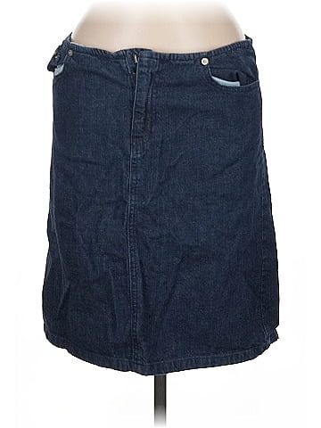 DKNY Denim Skirt (view 1)