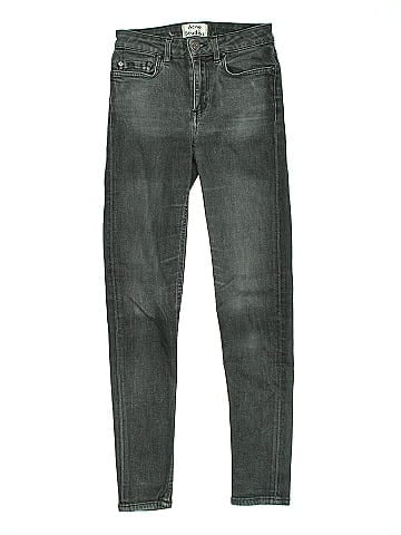 Acne Studios Skin 5 Soft Black Jeans (view 1)