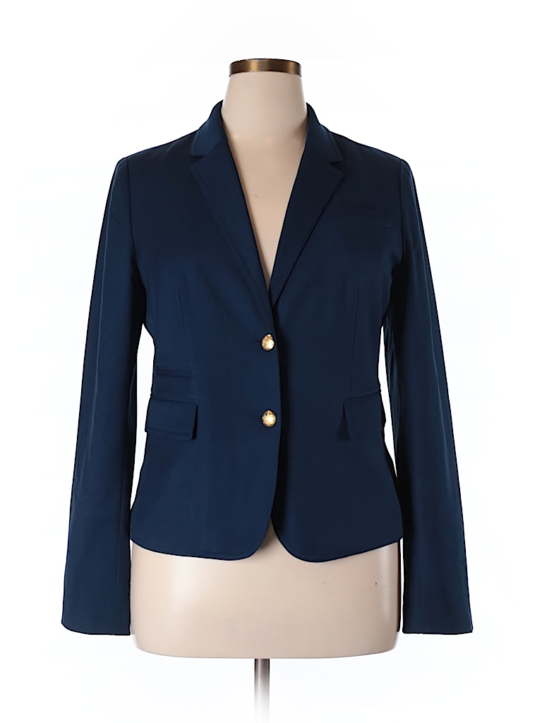 Banana Republic Factory Store Solid Navy Blue Blazer Size 14 - 72% off ...