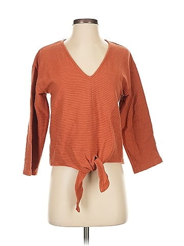TeXTURE & THREAD Madewell 3/4 Sleeve Top (view 1)