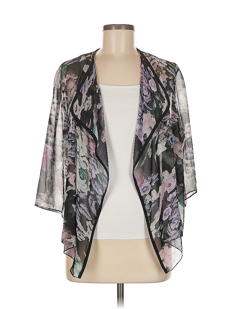 Alex Evenings 100% Polyester Gray Kimono Size M - photo 1