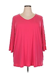 Susan Graver 3/4 Sleeve T Shirt