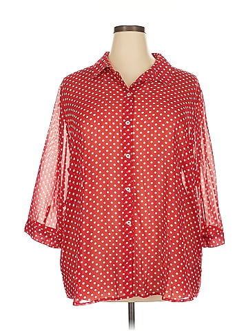 Susan Graver 3/4 Sleeve Blouse (view 1)