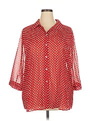 Susan Graver 3/4 Sleeve Blouse