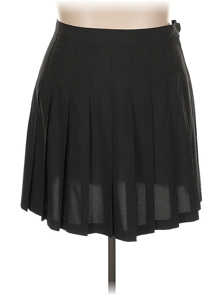 Tail 100% Polyester Solid Black Casual Skirt Size 18 - photo 1