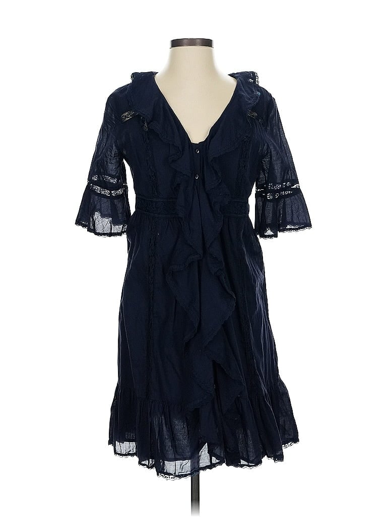 Pre-owned Ann Taylor Loft Cocktail Dress In Blue