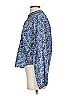Evereve 100% Cotton Paisley Blue Long Sleeve Blouse Size S - photo 5