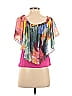 Desigual 100% Polyester Pink Sleeveless Blouse Size S - photo 2
