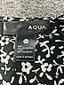 Aqua 100% Polyester Print Black Casual Dress Size XS - photo 7