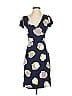 Boden Print Blue Casual Dress Size 2 - photo 1